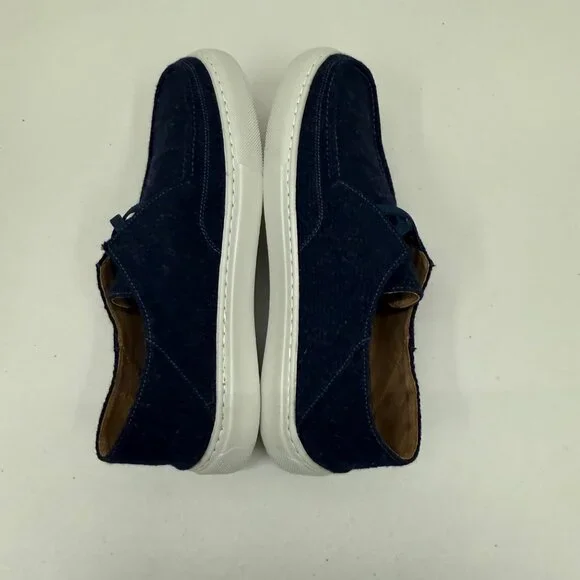 Peter Millar Mountainside Blue Shetland Wool Slip On Shoes MF20F01 Mens size 9.5